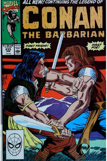 Couverture de CONAN THE BARBARIAN (1970) #233 - par Ron Lim - lecubeacomics.com