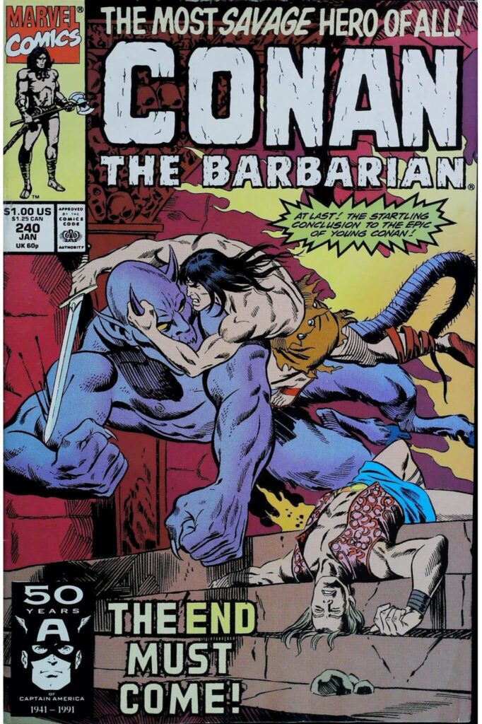 Conan The Barbarian #240, vue de l'exemplaire