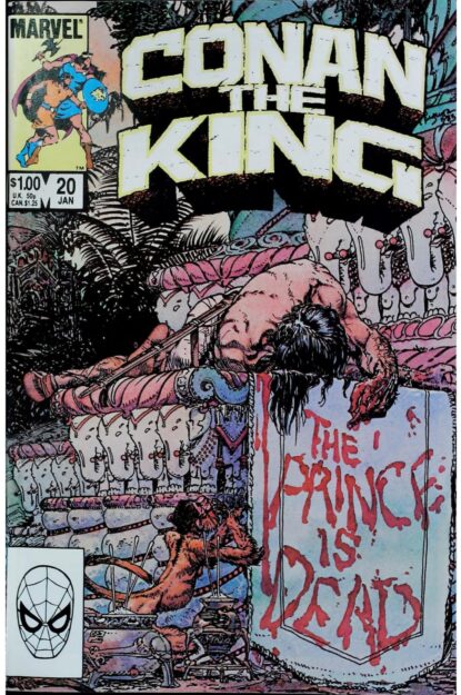 Couverture de CONAN THE KING (1984) #20 - par Mike Kaluta - lecubeacomics.com