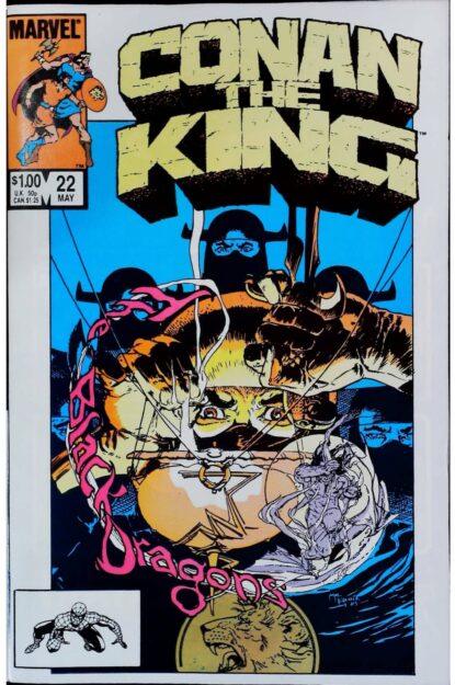 Couverture de CONAN THE KING (1984) #22 - par Mike Kaluta - lecubeacomics.com