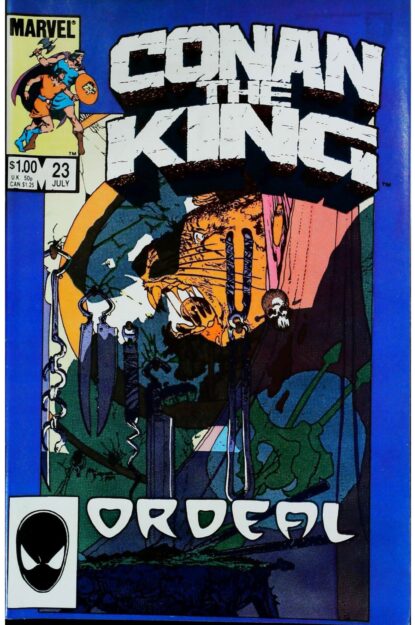 Couverture de CONAN THE KING (1984) #23 - par Mike Kaluta - lecubeacomics.com