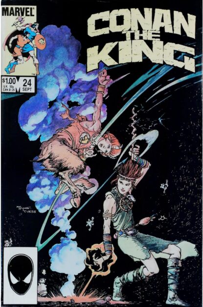 Couverture de CONAN THE KING (1984) #24 - par Mike Kaluta - lecubeacomics.com