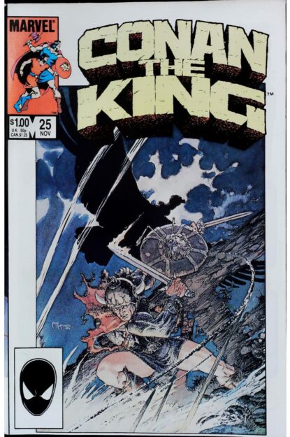 Couverture de CONAN THE KING (1984) #25 - par Mike Kaluta - lecubeacomics.com
