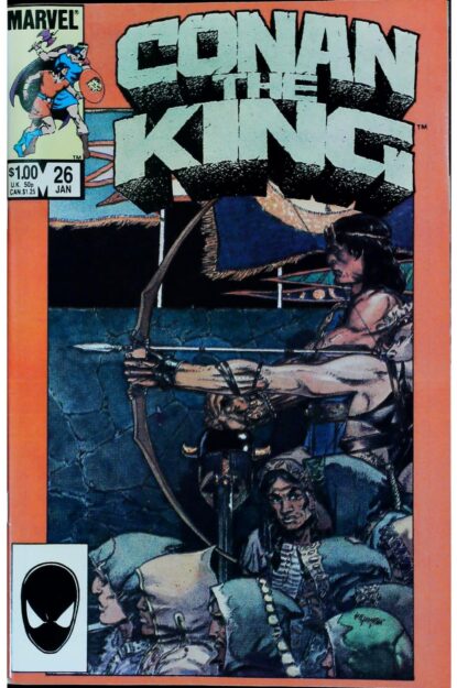 Couverture de CONAN THE KING (1984) #26 - par Mike Kaluta - lecubeacomics.com