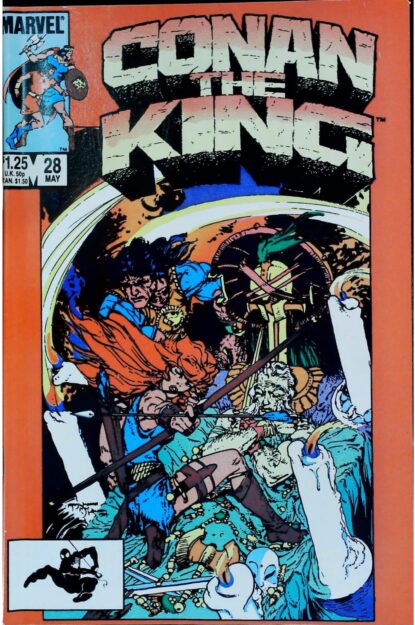 Couverture de CONAN THE KING (1984) #28 - par Mary Wilshire - lecubeacomics.com