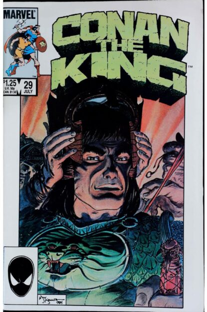 Couverture de CONAN THE KING (1984) #29 - par Mike Kaluta - lecubeacomics.com