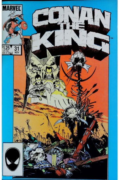 Couverture de CONAN THE KING (1984) #31 - par Mike Kaluta - lecubeacomics.com