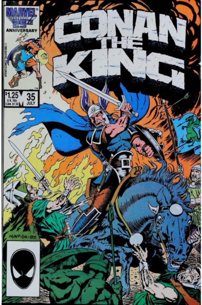 Couverture de CONAN THE KING (1984) #35 - par Judith Hunt - lecubeacomics.com