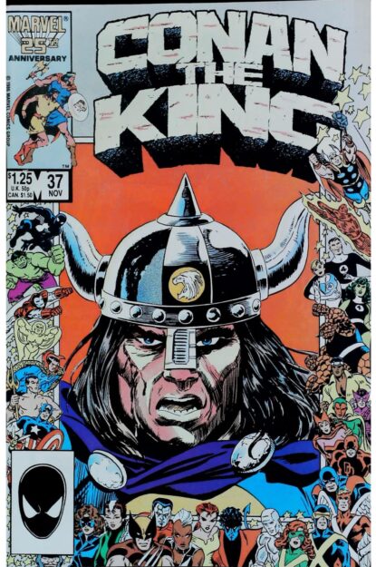 Couverture de CONAN THE KING (1984) #37 - par Judith Hunt - lecubeacomics.com