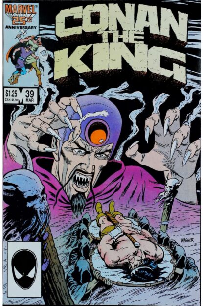 Couverture de CONAN THE KING (1984) #39 - par Ron Wagner - lecubeacomics.com