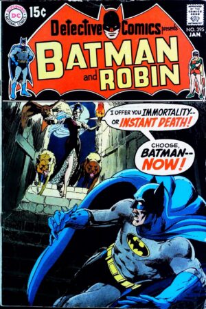 Couverture de DETECTIVE COMICS (1937) #395 - par Neal Adams - lecubeacomics.com