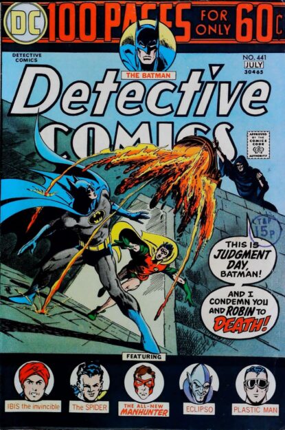 Couverture de DETECTIVE COMICS (1937) #441 - par Jim Aparo - lecubeacomics.com