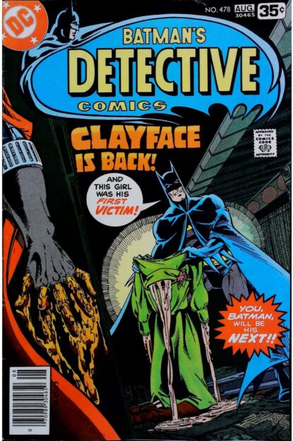 Couverture de DETECTIVE COMICS (1937) #478 - par Marshall Rogers - lecubeacomics.com