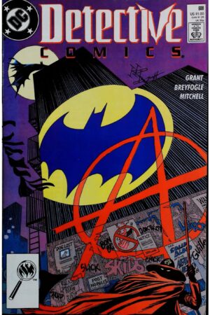 Couverture de DETECTIVE COMICS (1937) #608 - par Norm Breyfogle - lecubeacomics.com