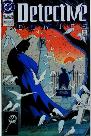 Couverture de DETECTIVE COMICS (1937) #610 - par Norm Breyfogle - lecubeacomics.com