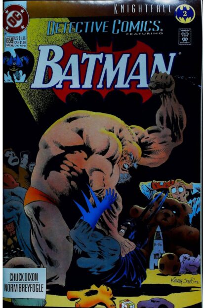 Couverture de DETECTIVE COMICS (1937) #659 - par Kelley Jones - lecubeacomics.com