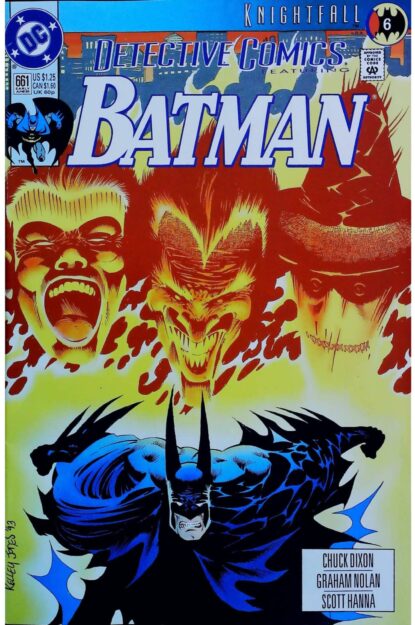 Couverture de DETECTIVE COMICS (1937) #661 - par Kelley Jones - lecubeacomics.com