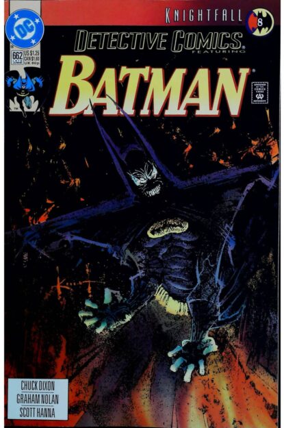 Couverture de DETECTIVE COMICS (1937) #662 - par Sam Keith - lecubeacomics.com