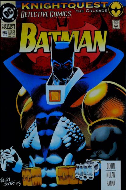DETECTIVE COMICS (1937) #667 - DC Comics - lecubeacomics.com Couverture de DETECTIVE COMICS (1937) #667 - par Kelley Jones - lecubeacomics.com