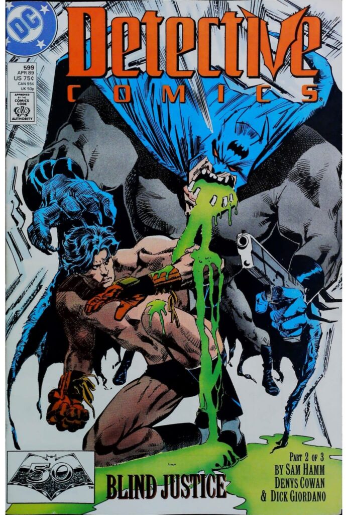 Detective Comics #599, exemplaire VF 8.0, recto