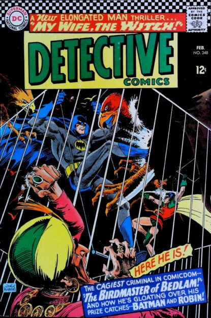 Couverture de DETECTIVE COMICS (1937) #348 - par Joe Kubert - lecubeacomics.com