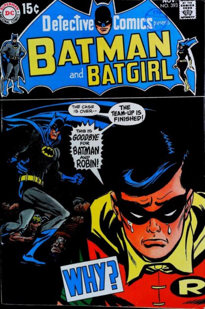 Couverture de DETECTIVE COMICS (1937) #393 - par Irv Novick - lecubeacomics.com