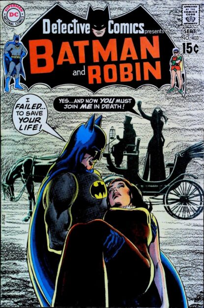 Couverture de DETECTIVE COMICS (1937) #403 - par Neal Adams - lecubeacomics.com