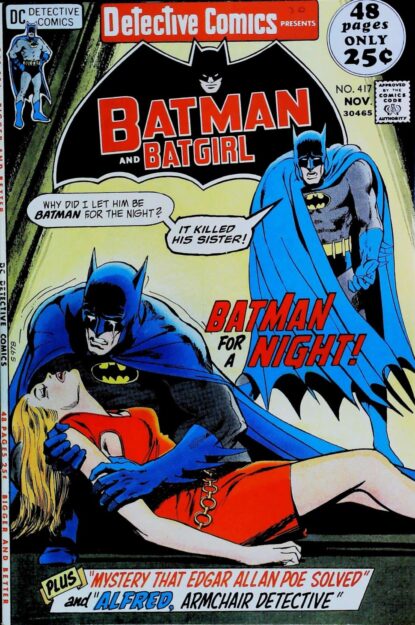 Couverture de DETECTIVE COMICS (1937) #417 - par Neal Adams - lecubeacomics.com