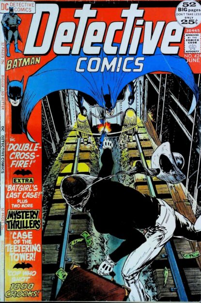 Couverture de DETECTIVE COMICS (1937) #424 - par Mike Kaluta - lecubeacomics.com