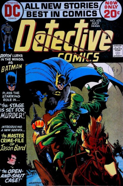 Couverture de DETECTIVE COMICS (1937) #425 - par Bernie Wrightson - lecubeacomics.com
