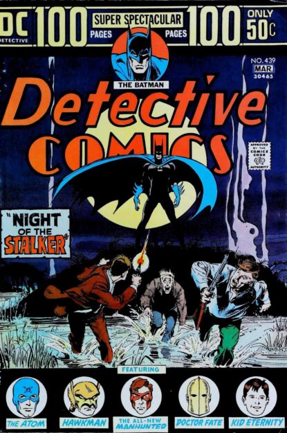 Couverture de DETECTIVE COMICS (1937) #439 - par Neal Adams - lecubeacomics.com