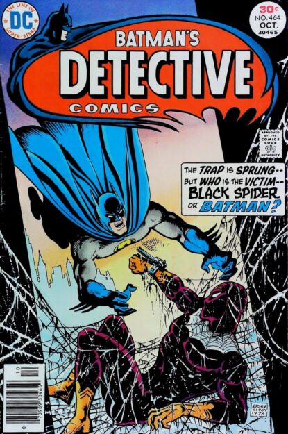Couverture de DETECTIVE COMICS (1937) #464 - par Ernie Chan - lecubeacomics.com