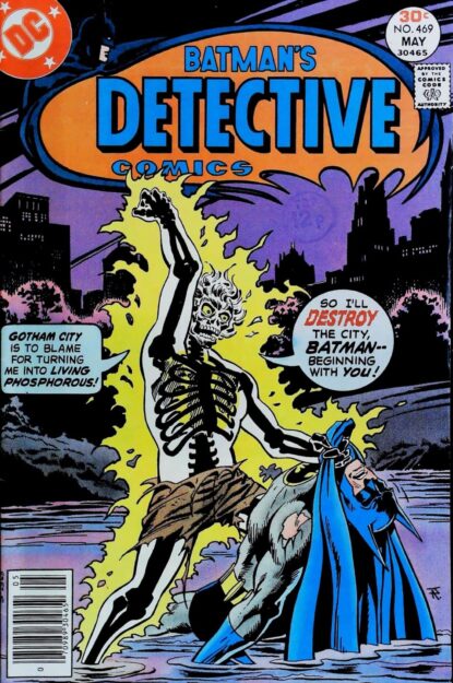 Couverture de DETECTIVE COMICS (1937) #469 - par Jim Aparo - lecubeacomics.com
