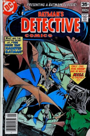 Couverture de DETECTIVE COMICS (1937) #477 - par Marshall Rogers - lecubeacomics.com