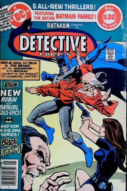 Couverture de DETECTIVE COMICS (1937) #490 - par Ross Andru - lecubeacomics.com