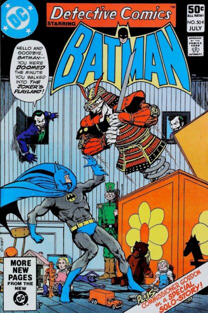Couverture de DETECTIVE COMICS (1937) #504 - par Jim Starlin - lecubeacomics.com
