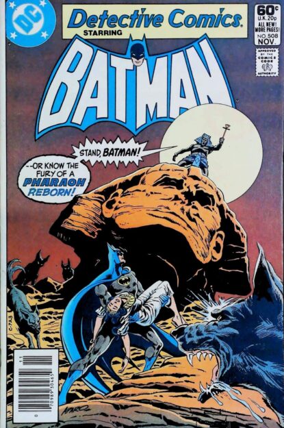 Couverture de DETECTIVE COMICS (1937) #508 - par Jim Aparo - lecubeacomics.com