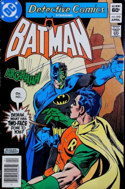 Couverture de DETECTIVE COMICS (1937) #513 - par Rich Buckler - lecubeacomics.com