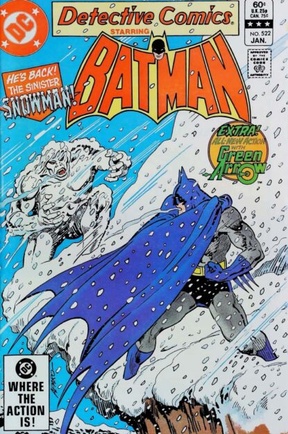 Couverture de DETECTIVE COMICS (1937) #522 - par Jim Aparo - lecubeacomics.com