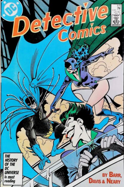 Couverture de DETECTIVE COMICS (1937) #570 - par Alan Davis - lecubeacomics.com