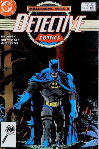 Couverture de DETECTIVE COMICS (1937) #582 - par Jerry Bingham - lecubeacomics.com