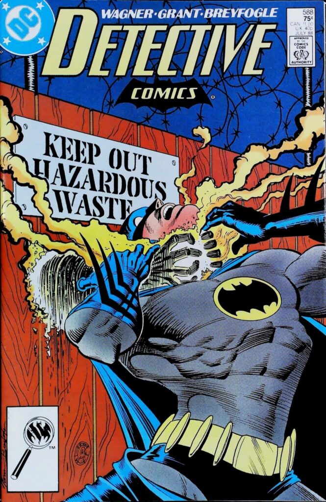 Detective Comics #588, vue de l'exemplaire