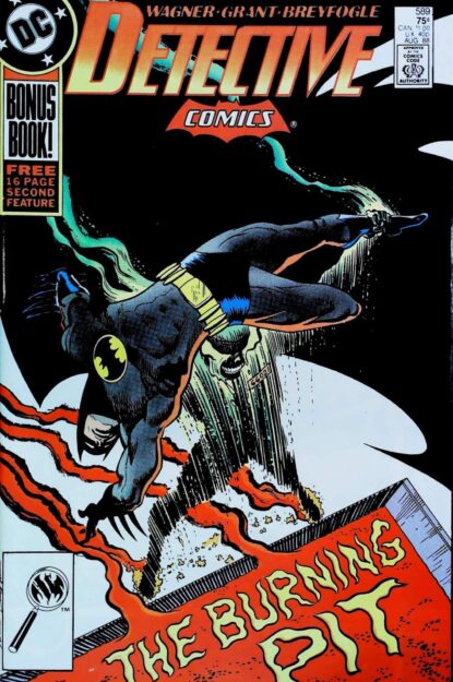 Couverture de DETECTIVE COMICS (1937) #589 - par Norm Breyfogle - lecubeacomics.com