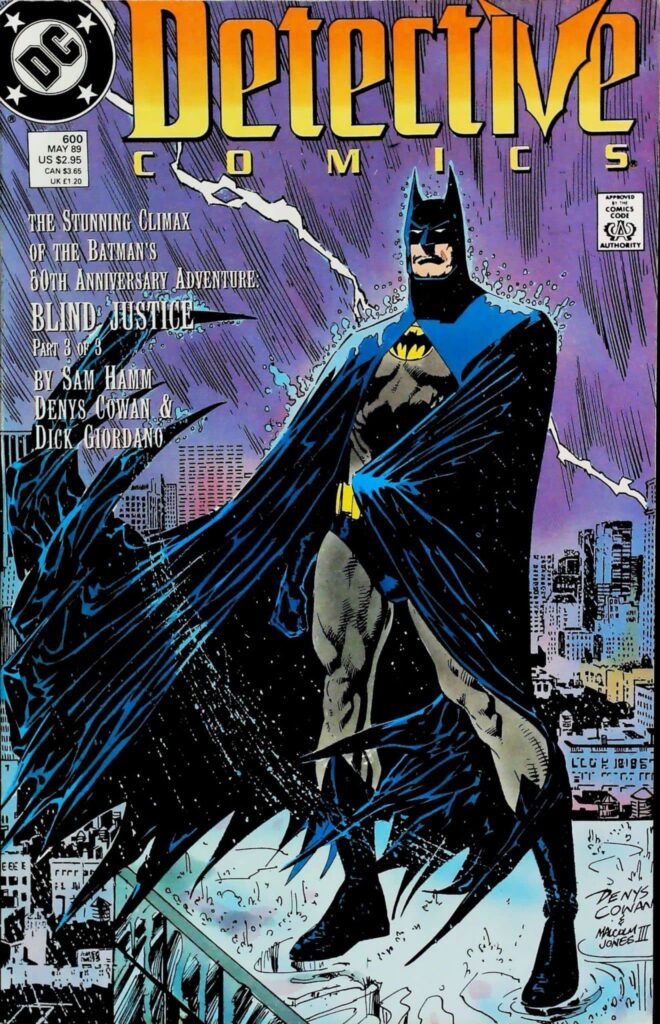 Detective Comics #600, exemplaire FN+ 6.5, recto