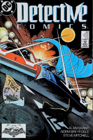 Couverture de DETECTIVE COMICS (1937) #601 - par Norm Breyfogle - lecubeacomics.com
