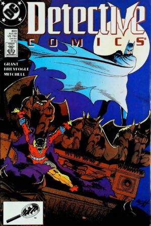 Couverture de DETECTIVE COMICS (1937) #603 - par Norm Breyfogle - lecubeacomics.com