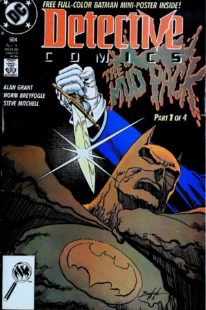 Couverture de DETECTIVE COMICS (1937) #604 - par Norm Breyfogle - lecubeacomics.com