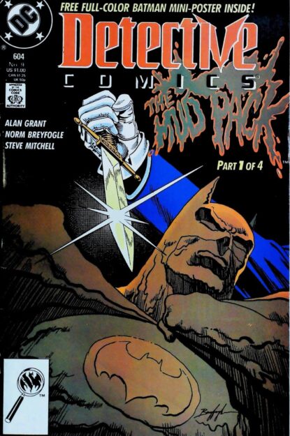 Couverture de DETECTIVE COMICS (1937) #604 - par Norm Breyfogle - lecubeacomics.com
