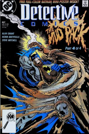 Couverture de DETECTIVE COMICS (1937) #607 - par Norm Breyfogle - lecubeacomics.com
