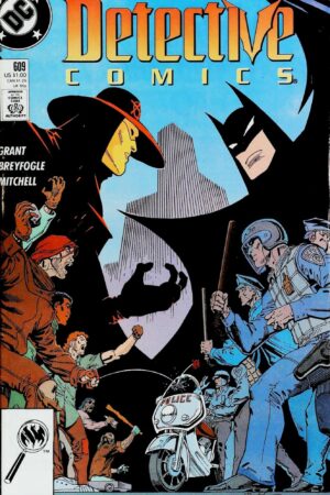 Couverture de DETECTIVE COMICS (1937) #609 - par Norm Breyfogle - lecubeacomics.com